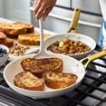 thumbnail image 5 of GreenPan 2-Piece Fry Pan Set, 10" & 12", Ceramic Nonstick, Oven Safe, Dishwasher Safe, Oyster, 5 of 12