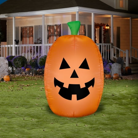 Halloween Airblown Inflatable Jack-O-Lantern 4FT Tall by Gemmy ...