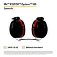 thumbnail image 4 of PELTOR™ Optime™ 105 Earmuff, 29 dB NRR, Black/Red, Behind-the-Head, 4 of 6