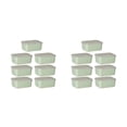 thumbnail image 3 of Contenedores de almacenamiento Bewildely transparentes 7 piezas Verde, 3 of 6