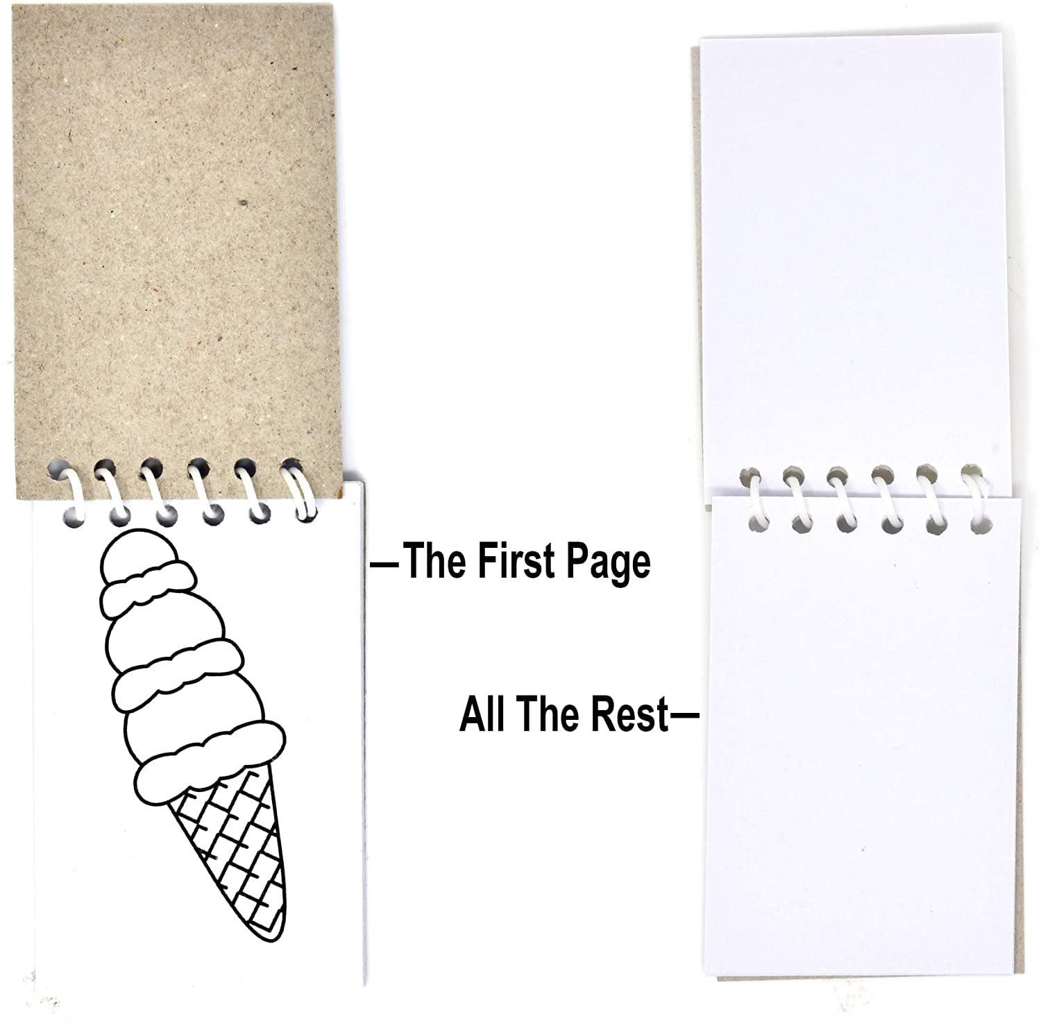 Gift Boutique 48 Count Donuts Ice Cream Cupcake Cookie Mini Notepads