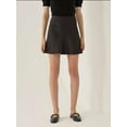 thumbnail image 2 of Satin Solid Mini Skirt, 2 of 5