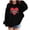 Black, variant on Girl's Cute Cartoon Long Sleeve Sweatshirt Clothes Clothing Outfits 3-14Y White 3-4 Years