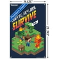 thumbnail image 3 of Minecraft - Create, Explore, Survive 2 Wall Poster with Push Pins, 14.725" x 22.375", 3 of 5