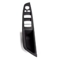 thumbnail image 2 of for BMW 5 series F10 F11 F18 RHD Black Front Inner Door Panel Handle Pull Trim, 2 of 5