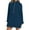 #0021-Navy, variant on Uoodti Long Sweatshirts for Women Half Zip Gift Oversized Sweatshirts Fleece Raglan Long Pullover Fall Fashion Outfits
