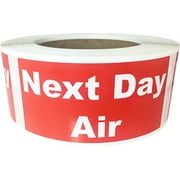 "Next Day Air" Shipping Labels | 2" x 4" Inch Rectangle | 500 Pack