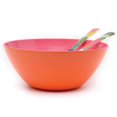 thumbnail image 2 of French Bull Cuenco para servir de 12,5" - Vajilla de melamina - Pasta para mezclar ensaladas (naranja/rosa dos tonos), 2 of 5