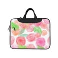 thumbnail image 2 of YFYANG 15.6 inch Universal Laptop Bag Oxford Cloth Laptop Sleeve, Multi-functional Rose Watercolor Painting Notebook Computer Messenger Bag Handbag, 2 of 8