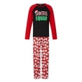 thumbnail image 2 of Nituyy Christmas Pajamas for Family Matching Xmas Christmas Pjs Set Santa Claus Cartoon Print Cute Holiday Family Sleepwear, 2 of 10
