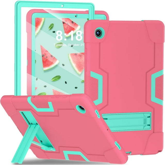 KOMI Galaxy Tab A8 Case,for Samsung A8 10.5 Tablet Case with Screen Protector/Kickstand,Heavy Duty Shockproof Rugged Protection Cover for 10.5 Inch Samsung Galaxy Tab A8 Case (SM-X200/X205/X207)