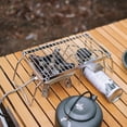 thumbnail image 4 of Barbecue Furnace Head Stainless Steel Grate Rack Portable Grill Rack Folding Barbecue Rack, 4 of 9