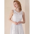 thumbnail image 3 of Dressystar Women Floral Lace Homecoming Dresses Female Knee-Length Cocktail Party Dress, 3 of 10