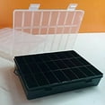 thumbnail image 4 of Storage Box Hard Plastic Adjustable Compartment Slot Plastic Craft Organizer, 4 of 8
