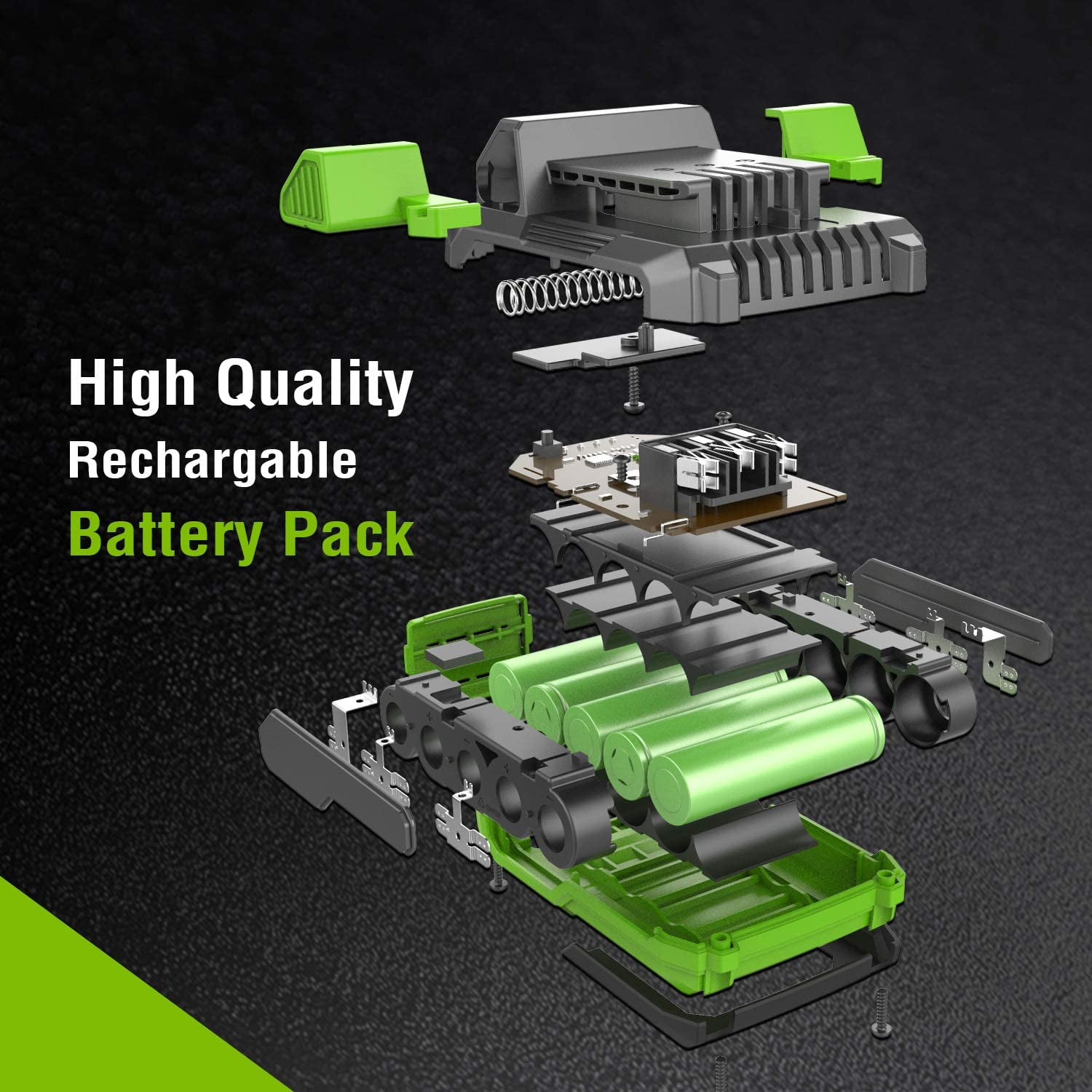 WORKPRO 20V 2.0Ah Lithium-ion Battery Pack ONLY Compatible with WORKPRO 20V Tools, Not for Other Brands