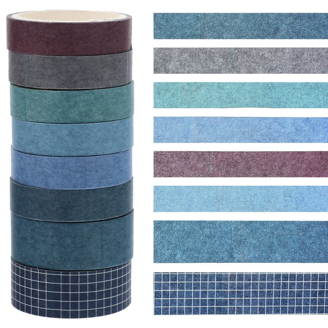 8 Rouleaux de Ruban Washi Décoratif Rubans de Scrapbooking Décoratifs Bricolage Rubans Washi