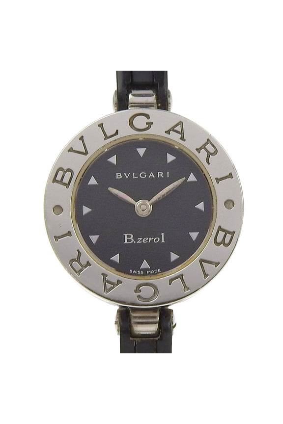 Pre-Owned BVLGARI Bzero1 BZ22S Women's Watch with Stainless Steel and Rubber Quartz... (Fair)