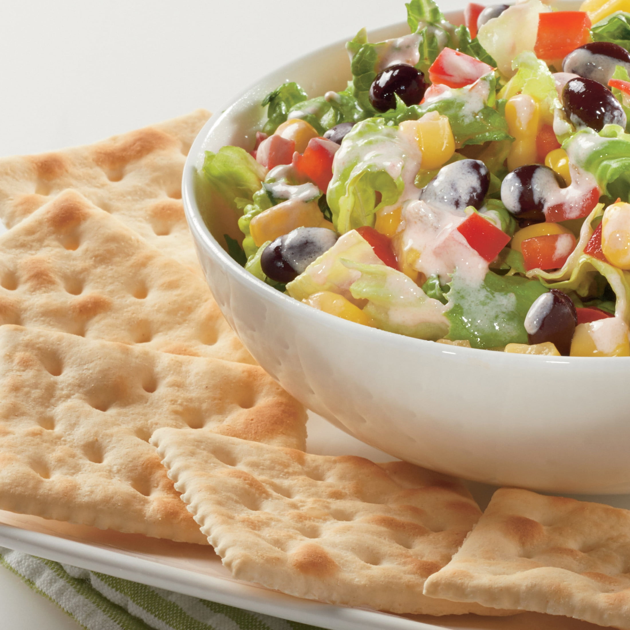 Premium Unsalted Tops Saltine Crackers, Lunch Snacks, 16 oz