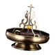 thumbnail image 3 of Estante chino para regalos, adornos, soporte para estante, quemador, decoración del hogar, marco de metal para Marrón, 3 of 6