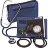 ProKit™ Aneroid Sphygmomanometer With Dual-Head Scope, Adult, Navy Blue