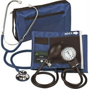 ProKit™ Aneroid Sphygmomanometer With Dual-Head Scope, Adult, Navy Blue