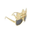 Way to Celebrate TiaraGlasses, Gold Crown Party Glasses, Costume Accessories