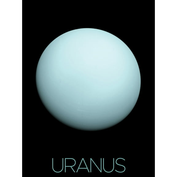 NASA Our Solar System Uranus Planet Voyager 2 Image Extra Large XL Wall Art Poster Print