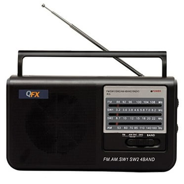 GPX Portable AM/FM Radio, Black, R602B - Walmart.com