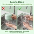 thumbnail image 5 of M Buder Electric Garlic Chopper ,250ml USB Charging Food Processor, Mini Vegetable Chopper for Ginger, Chili, Fruit, Meat , 304 Stainless Steel Blades, 5 of 9