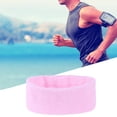 thumbnail image 4 of Deportes Yoga Sweatbands Spa Facial Diadema Maquillaje Wrap Head Terry Cloth Diadema Ajustable Toalla (Rosa), 4 of 6