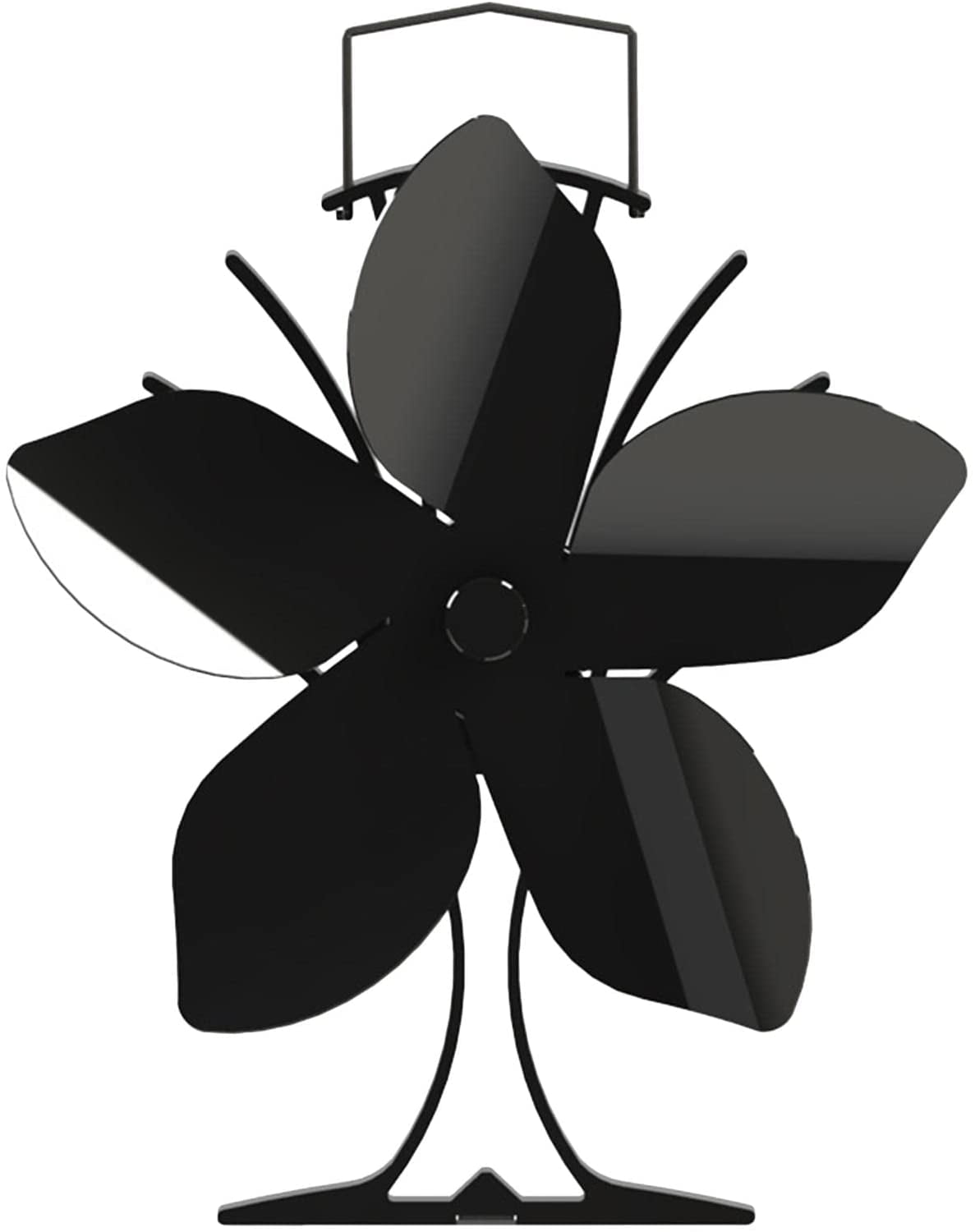Fireplace Fan, 5Blade Fireplace Fan for Wood Stove, Quiet Heat