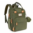 thumbnail image 1 of Mochila para pañales RUVALINO, multifunción, impermeable, verde, 1 of 9