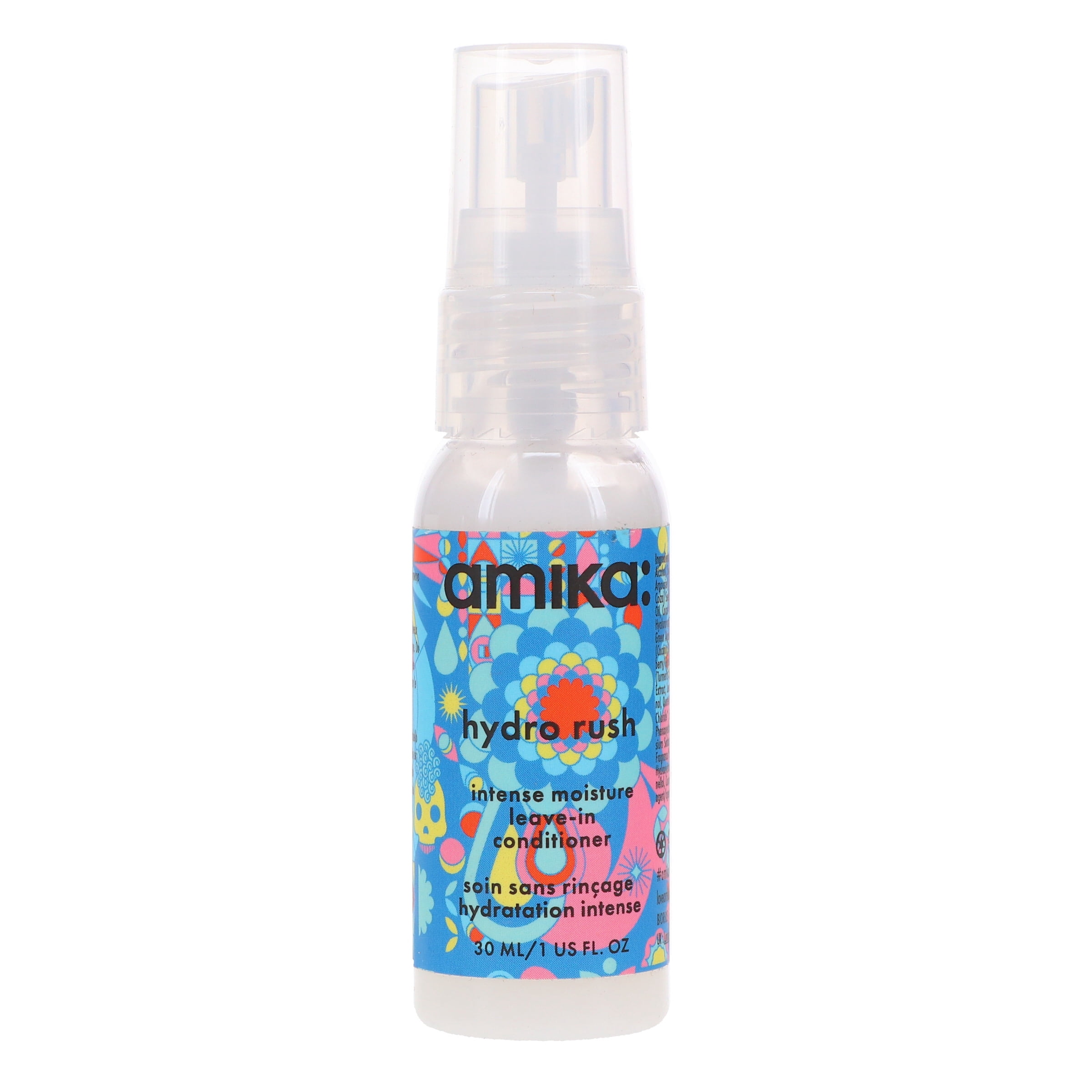 Amika Hydro Rush Intense Moisture Leave-in Conditioner 1 oz 3 Pack