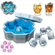 Ice Dice Ice Mold Dice Sieve Ice Cube Mold,Ice Cake Mold,Ice Bucket Game Tray,Frozen Silicone Trays Dice Ice Cube Tray with Lid for Ice Making Cooling Drinks Whiskey