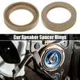 thumbnail image 2 of Unique Bargains 4 Pcs Universal 3.5 Inch Speaker Subwoofer Mounting Spacer Rings Solid Wood Beige, 2 of 6