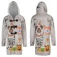 thumbnail image 3 of Trick or Treat Wirehaired Pointing Griffon Mummy Cosplay Pumpkin Candy Basket All Over Print 3D Hooded Duffle Toggle Coat Dog Lover - 12016, 3 of 6