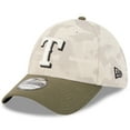 thumbnail image 3 of Men's New Era Light Beige/Olive Texas Rangers 2025 Armed Forces Day 39THIRTY Flex Hat, 3 of 5