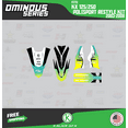 thumbnail image 3 of Kalair GFX Graphics Kit for Kawasaki KX250 POLISPORT RESTYLE (2003-2008) Ominous Series, 3 of 5