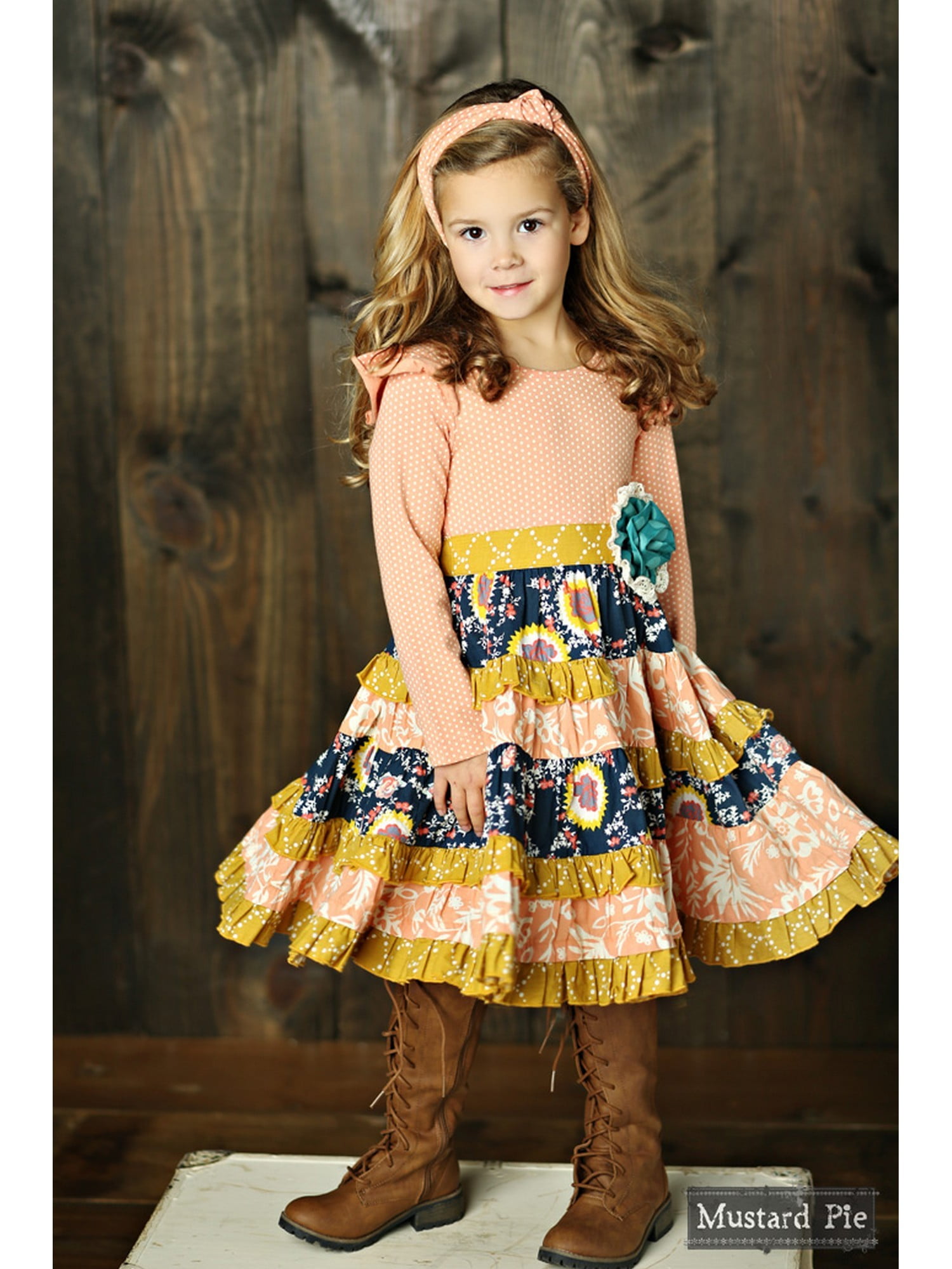 Mustard Pie Mustard Pie Little Girls Multi Color Jeweled Forest
