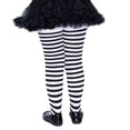 thumbnail image 5 of Striped Tights Costume Accessory for Children, Black and White, S (6/6X), Halloween by Way To Celebrate, 5 of 8
