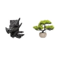 thumbnail image 1 of Figura de mesa,Estantería sujetalibros Estatua Sujetalibros,Sujetalibros decorativos para libros pesados. Decoración para el hogar.,Árbol bonsái artificial,Bonsái artificial para, 1 of 8