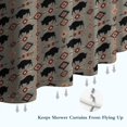 thumbnail image 6 of Gray Buffalo Geometric Pattern Shower Curtain 36"x72" ,Bathroom Decorative Shower Curtains Set with 12 Hooks,Modern Waterproof Washable Shower Curtain, 6 of 6