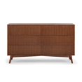 thumbnail image 2 of Teamson Home Tremolo 6-Drawer Dresser, Walnut, 2 of 13