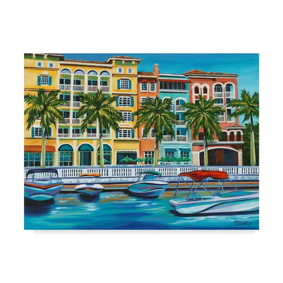 Trademark Fine Art 'Tropical Rendezvous I' Canvas Art by Carolee Vitaletti