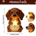 thumbnail image 3 of Cute Dog Tabletop Night Light with Vintage Star,Resin Puppy Lamp,3D Cute Pet LED Table Lamps for Bedroom Nursery Desk,Gift for Dog Lovers, 3 of 8