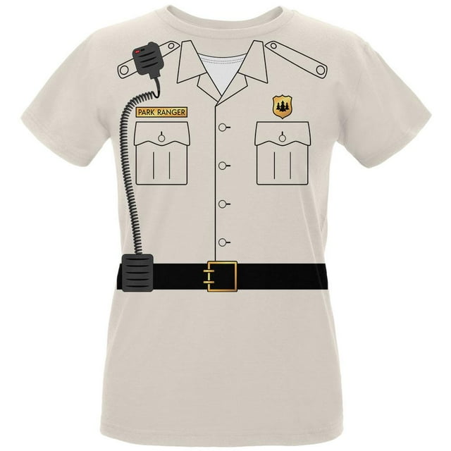 Halloween Forest Park Ranger Costume Womens Organic T Shirt