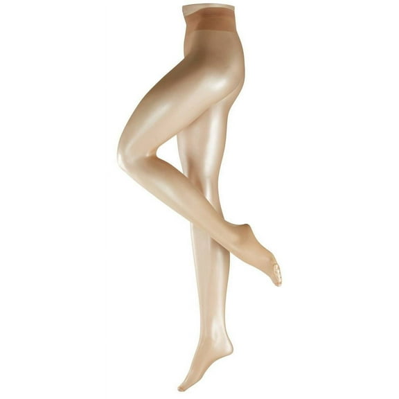 Falke Shelina Toeless Shimmer 12 Denier Tights - Golden Tan