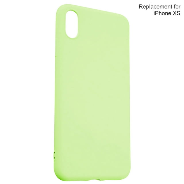VONKY TPU Mobile Phone Case Shockproof Elastic Protection Cover, Replacement for iPhone XS, Green