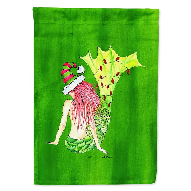 Christmas Mermaid Garden Flag from Walmart.com