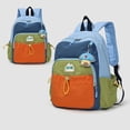 thumbnail image 6 of WAYUTE Backpack for Kids Back to School Backpacks Patchwork Color Preschool Toddler Lightweight Sports Commuting Daily Use Bookbag Casual Outdoor Travel, 6 of 6